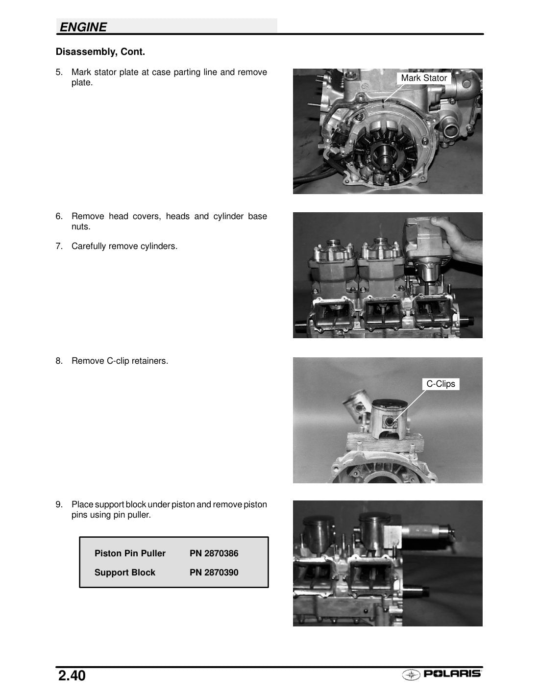 Polaris High Performance 2001 service manual - page 99
