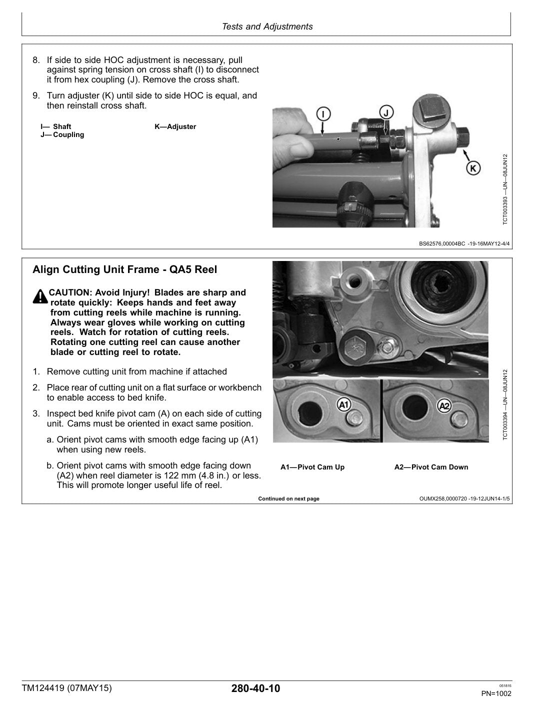 John Deere 7500A 8000A E-Cut service manual - page 1002