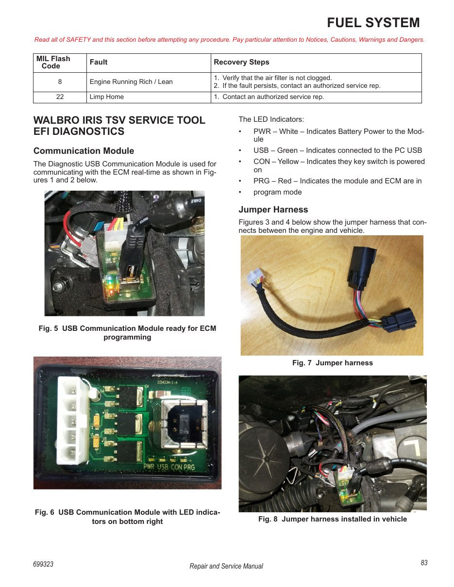 Tracker Offroad LX4 EFI Gas Golf Cart Service Manual PDF 2020 - sample page 101