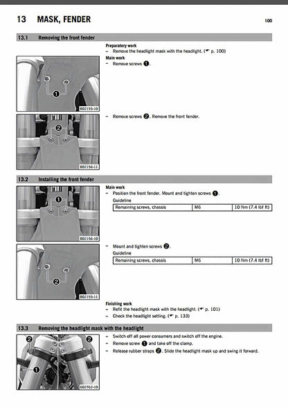 KTM 250 300 EXC 2016 service manual - page 102