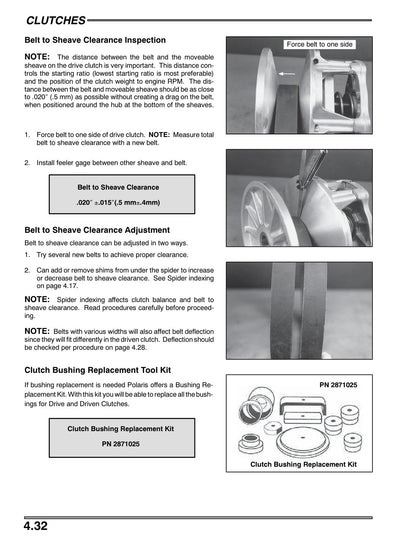 Polaris Pro X 2004 service manual - page 108
