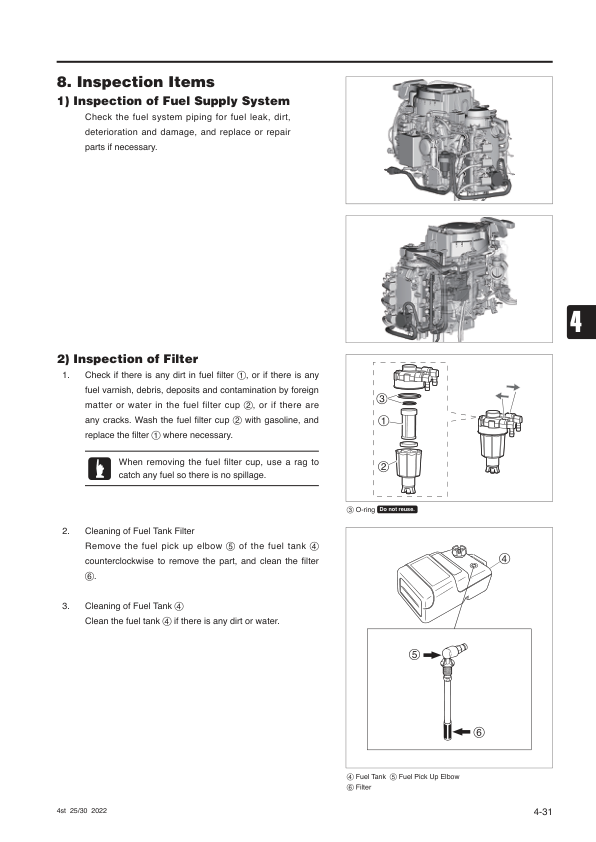 Tohatsu MFS25D MFS30D Outboard Service Manual PDF | 2022-2026