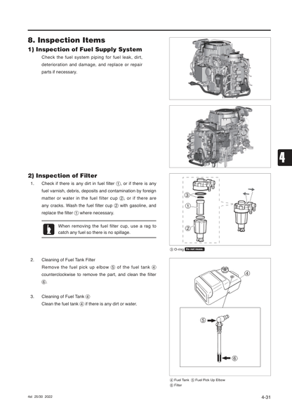 Tohatsu MFS25D MFS30D Outboard Service Manual PDF | 2022-2026