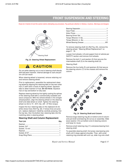 EZGO REFRESHER 1200 Golf Car Service Manual PDF | 2013-2016