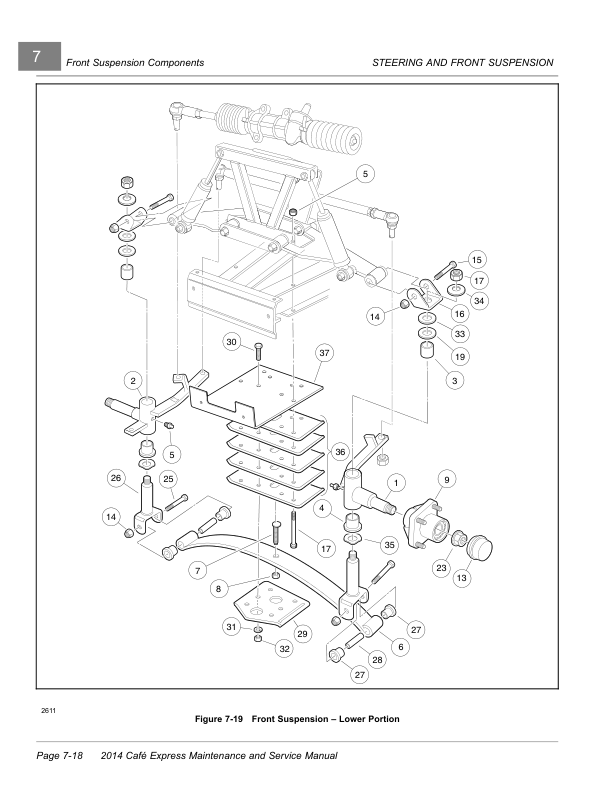 Club Car Cafe Express Golf Cart Service Manual PDF | 2014-2017