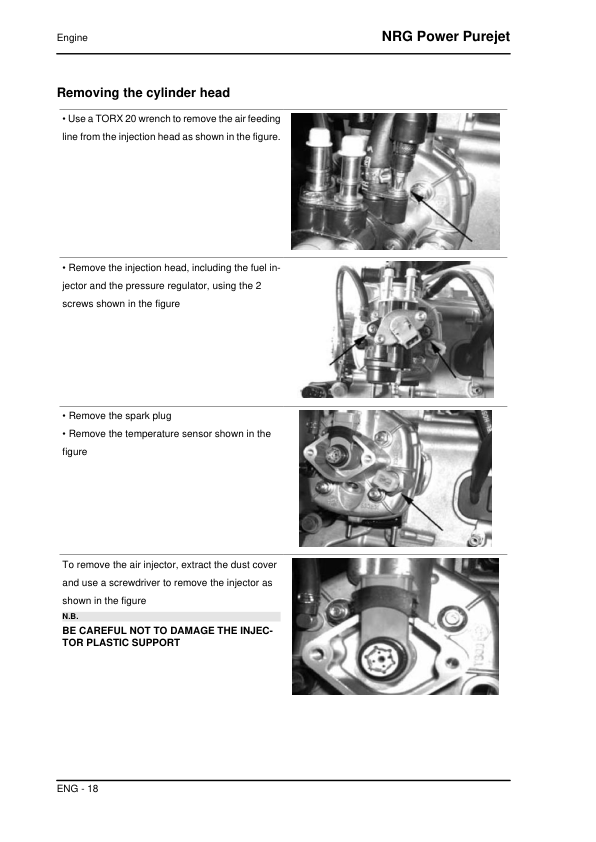 Manuel d’entretien du scooter Vespa NRG Power Purejet PDF | 2007–2010