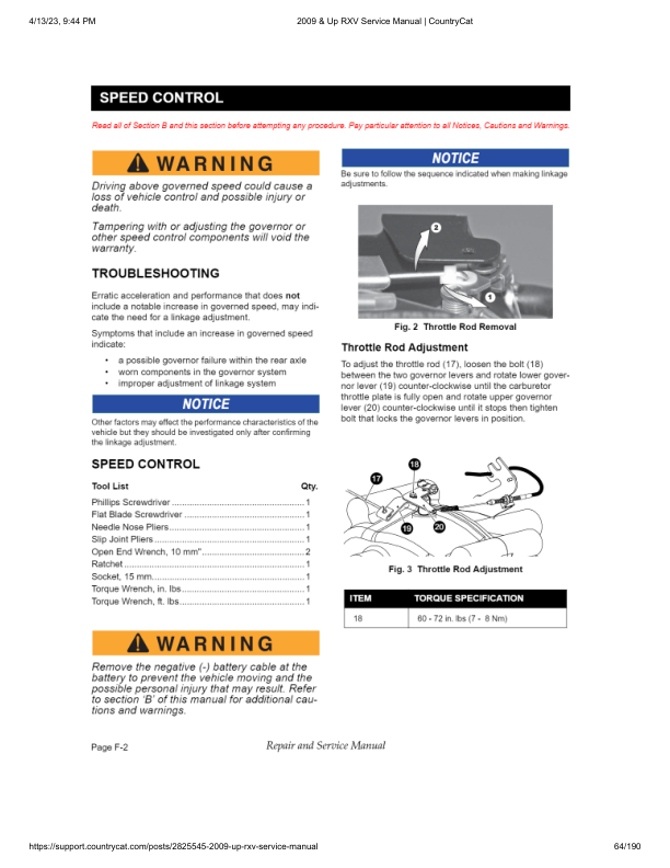 EZGO RXV Golf Car Rxv Freedom Rxv Shuttle 2+2 Service Manual PDF | 2009-2013