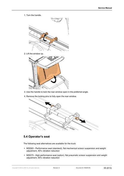 Manuel d’entretien des chariots élévateurs Caterpillar EP40 EP45 EP50 EP55 au format PDF