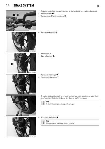 KTM 390 Duke Motorcycle Service Manual PDF | 2013-2017