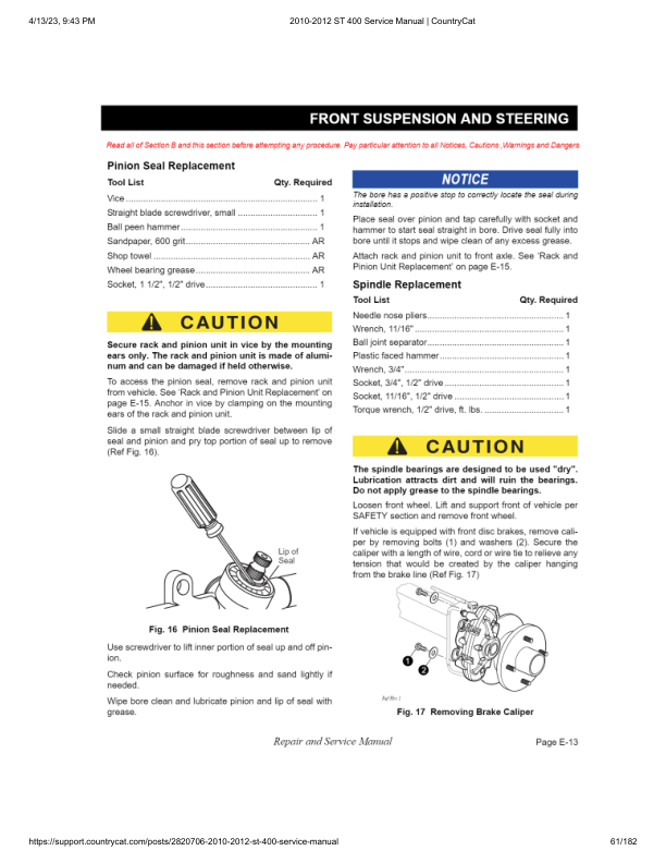EZGO ST 400 Golf Car Service Manual PDF | 2010-2015