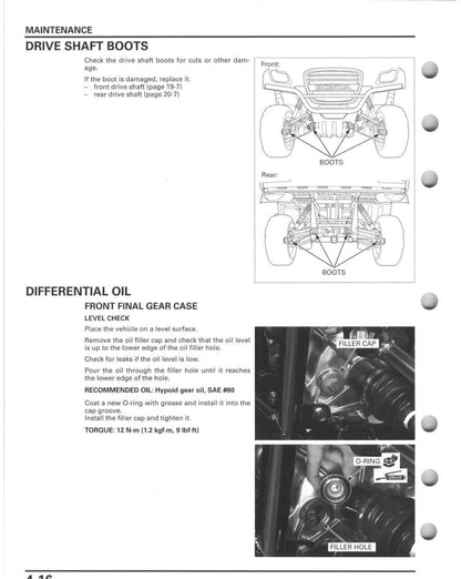 Honda Big Red MUV700 2009-2012 service manual - page 114