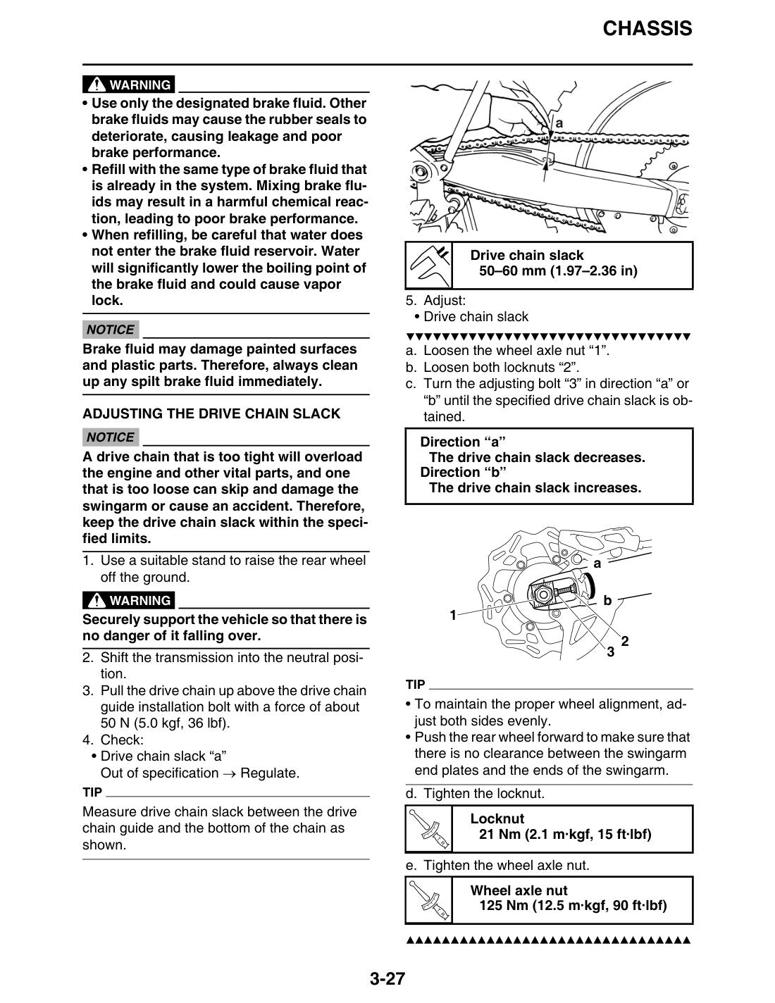 Yamaha YZ250FX 2015 service manual - page 117