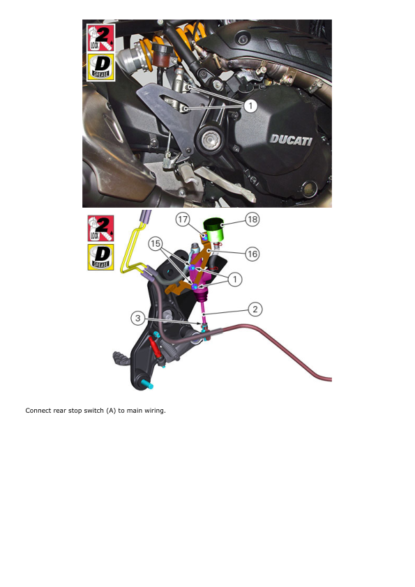 Manual de servicio de motocicleta Ducati Monster 1200R | 2016-2019