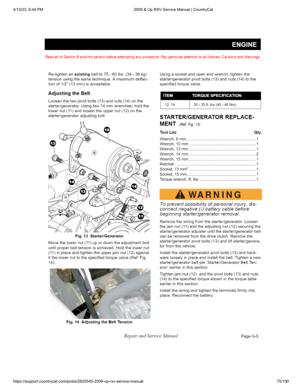 EZGO RXV Golf Car Rxv Freedom Rxv Shuttle 2+2 Service Manual PDF | 2009-2013