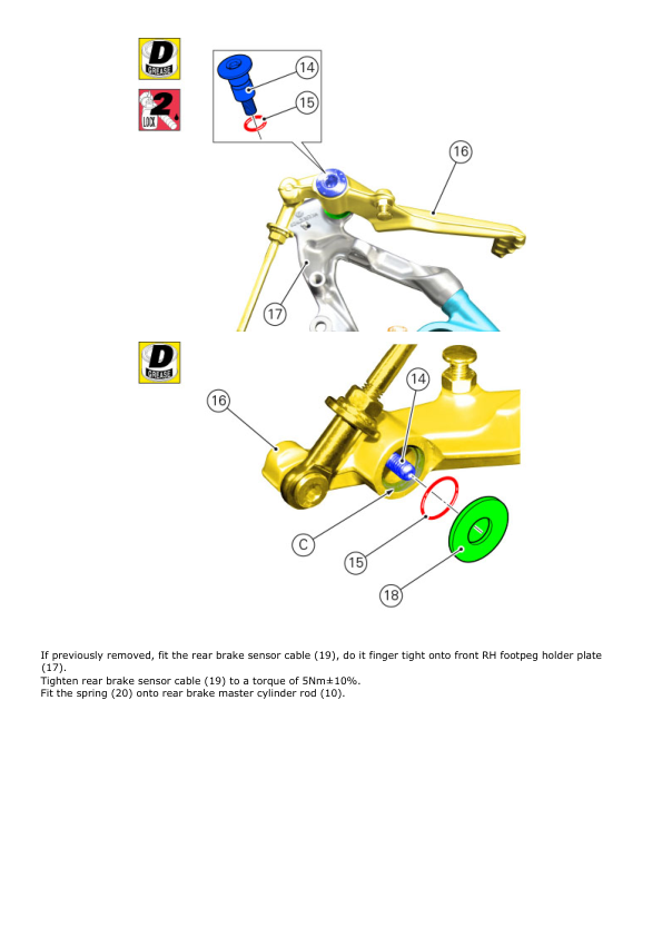 Manual de servicio de motocicleta Ducati Panigale 1299S | 2015-2019