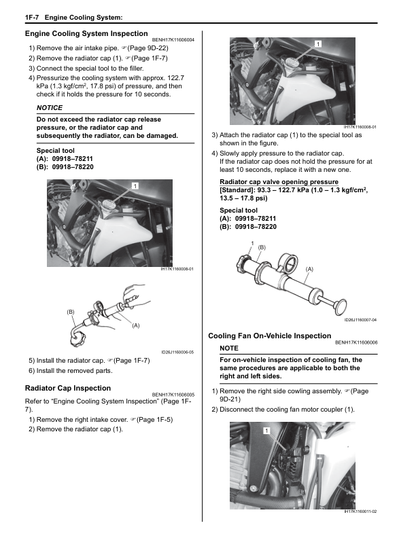 Manual de servicio de la motocicleta Suzuki GSX-R1000 | 2017-2022 GSXR1000