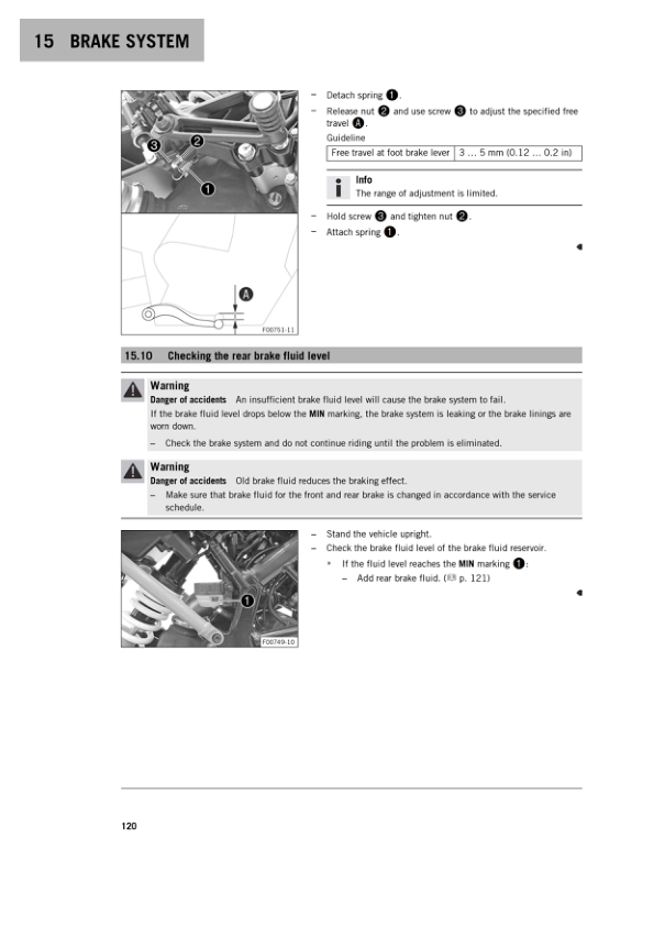 Manual de servicio de la motocicleta KTM 125 Duke | 2018-2023