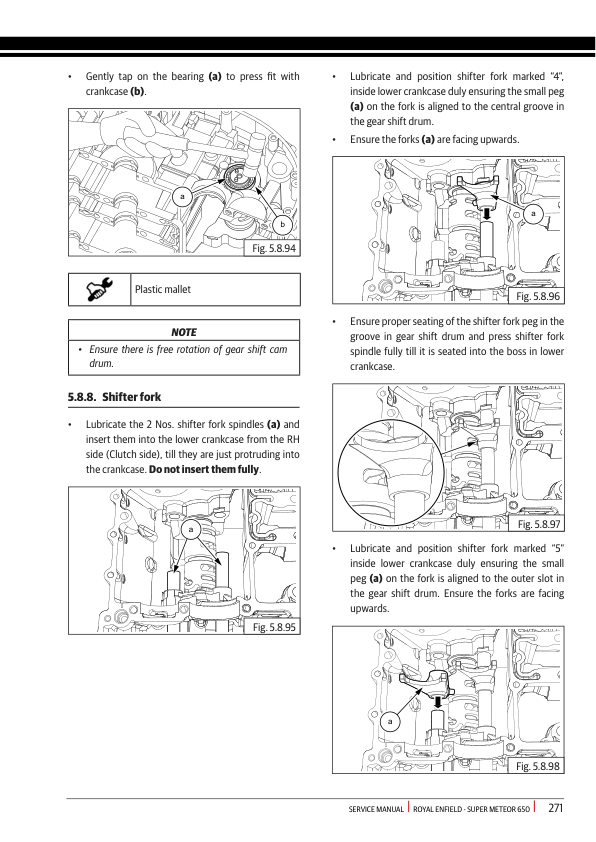 Manual de servicio de la motocicleta Royal Enfield Super Meteor 650 BS VI | 2022-2026