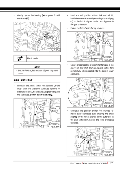 Manual de servicio de la motocicleta Royal Enfield Super Meteor 650 BS VI | 2022-2026