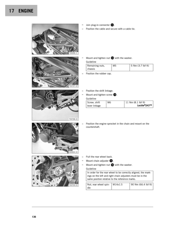 Manual de servicio de la motocicleta KTM 125 200 Duke | 2016-2020