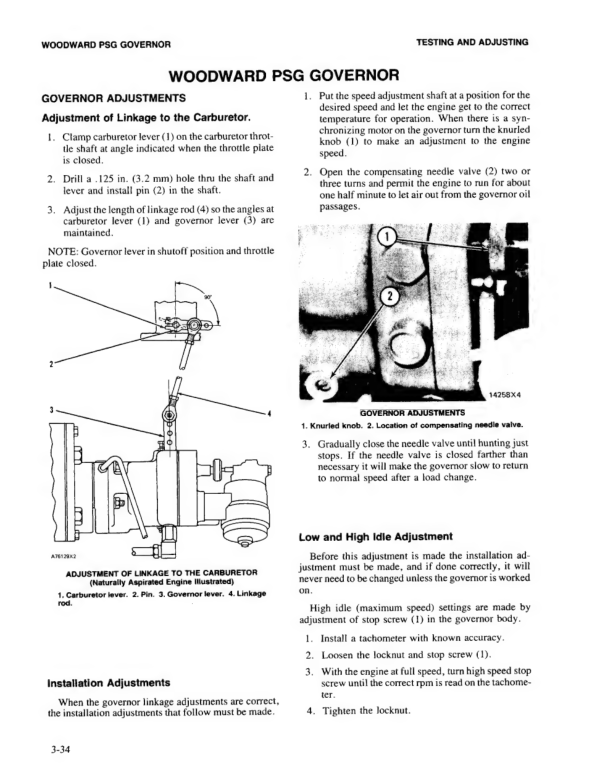 Caterpillar 3304 3306 Erdgas-Motor-Werkstatthandbuch PDF