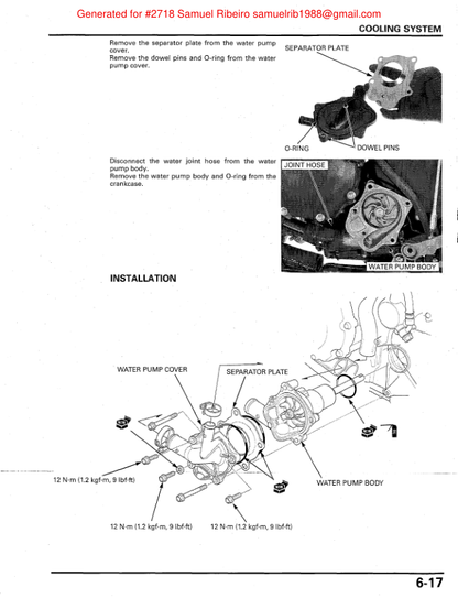 Manuale di servizio motociclo Honda Fireblade CBR1000R | 2008–2017