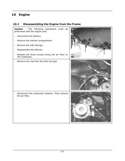 Vespa GT 200 Scooter Service Manual PDF | 2007–2010