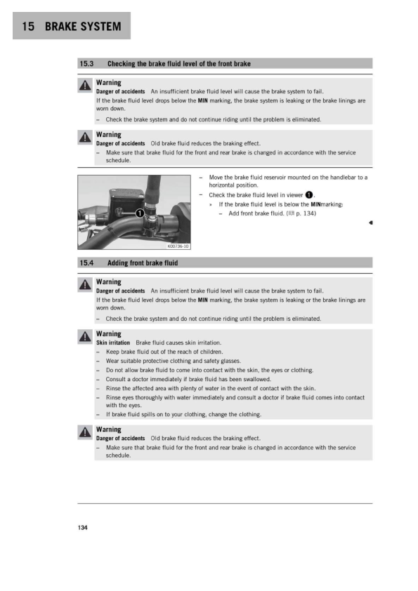 KTM 250 Duke Motorcycle Service Manual PDF | 2018-2023