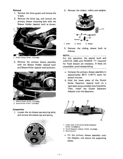 Yamaha Bravo BR250 service manual - page 120