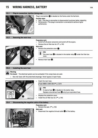 KTM 250 300 EXC 2016 service manual - page 120