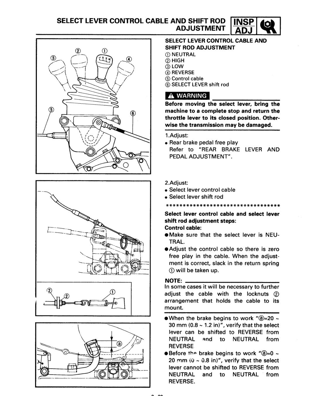 Yamaha Grizzly 600 YFM600FWA service manual - page 121
