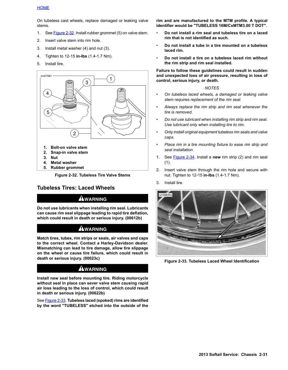 2013 Harley-Davidson Softail Service & Electrical Diagnostic Manual - page 121