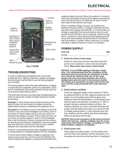 Tracker Offroad LX4 EFI Gas Golf Cart Service Manual PDF 2020 - sample page 127