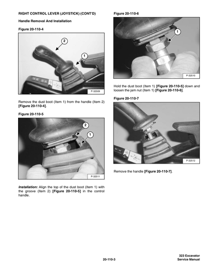 Bobcat 323 Mini Excavator Service Manual PDF