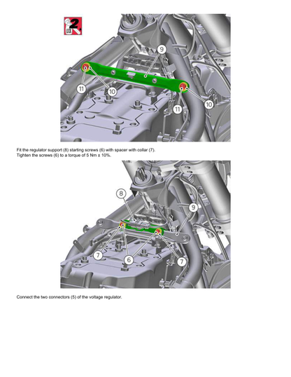 Ducati Hypermotard 950 SP Motorcycle Service Manual PDF | 2019-2022
