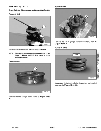 Bobcat TL35 70 Compact Track Loader Service Manual PDF | 2009-2025