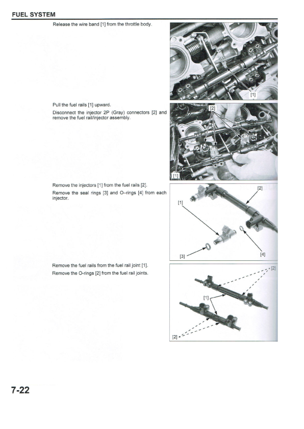 Manual de servicio de la motocicleta Honda VRF1200X Crossrunner | 2012-2021