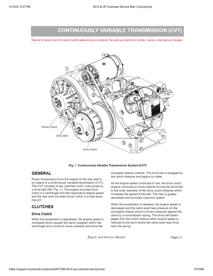 EZGO REFRESHER 1200 Golf Car Service Manual PDF | 2013-2016