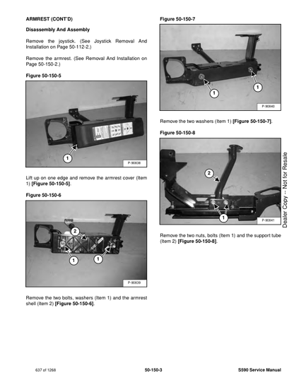 Bobcat S590 Skid Steer Loader Service Manual PDF