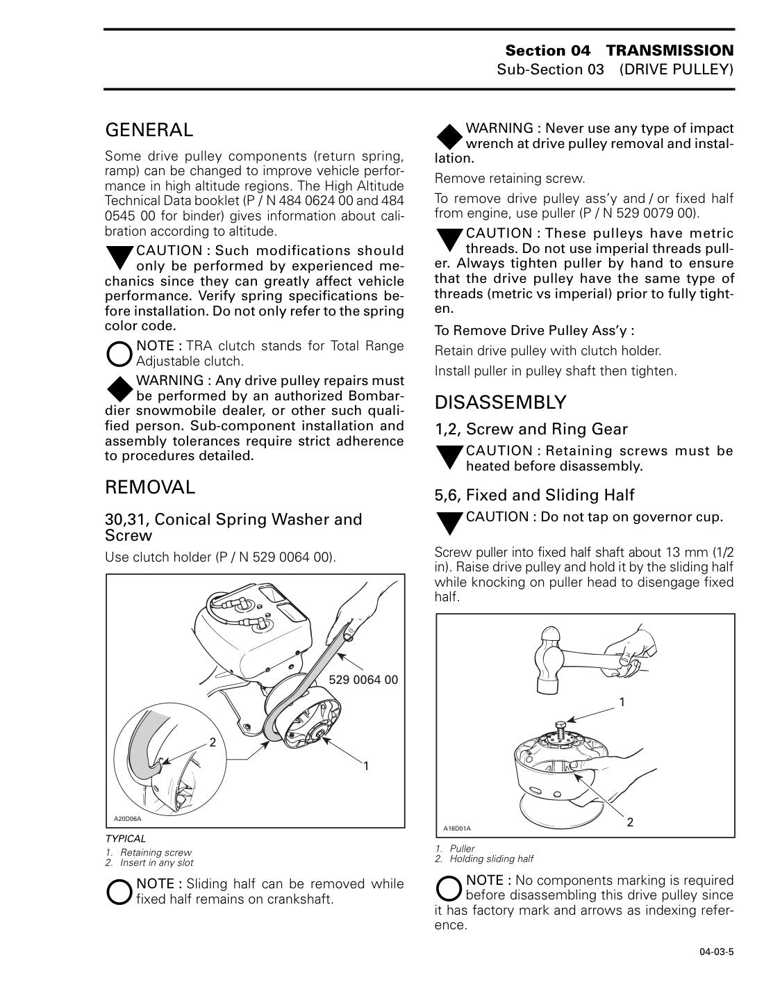 Ski-Doo Tundra II Formula Skandic 1997 service manual - page 131