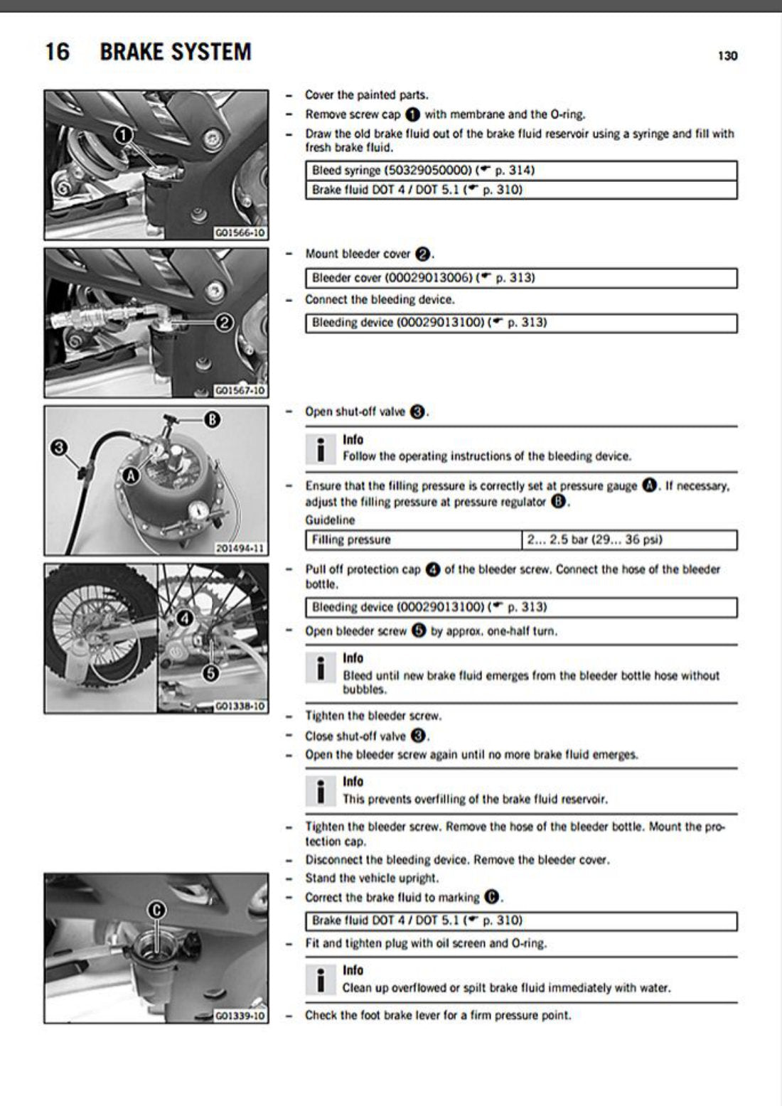 KTM 450 500 EXC-F 2015 service manual - page 132