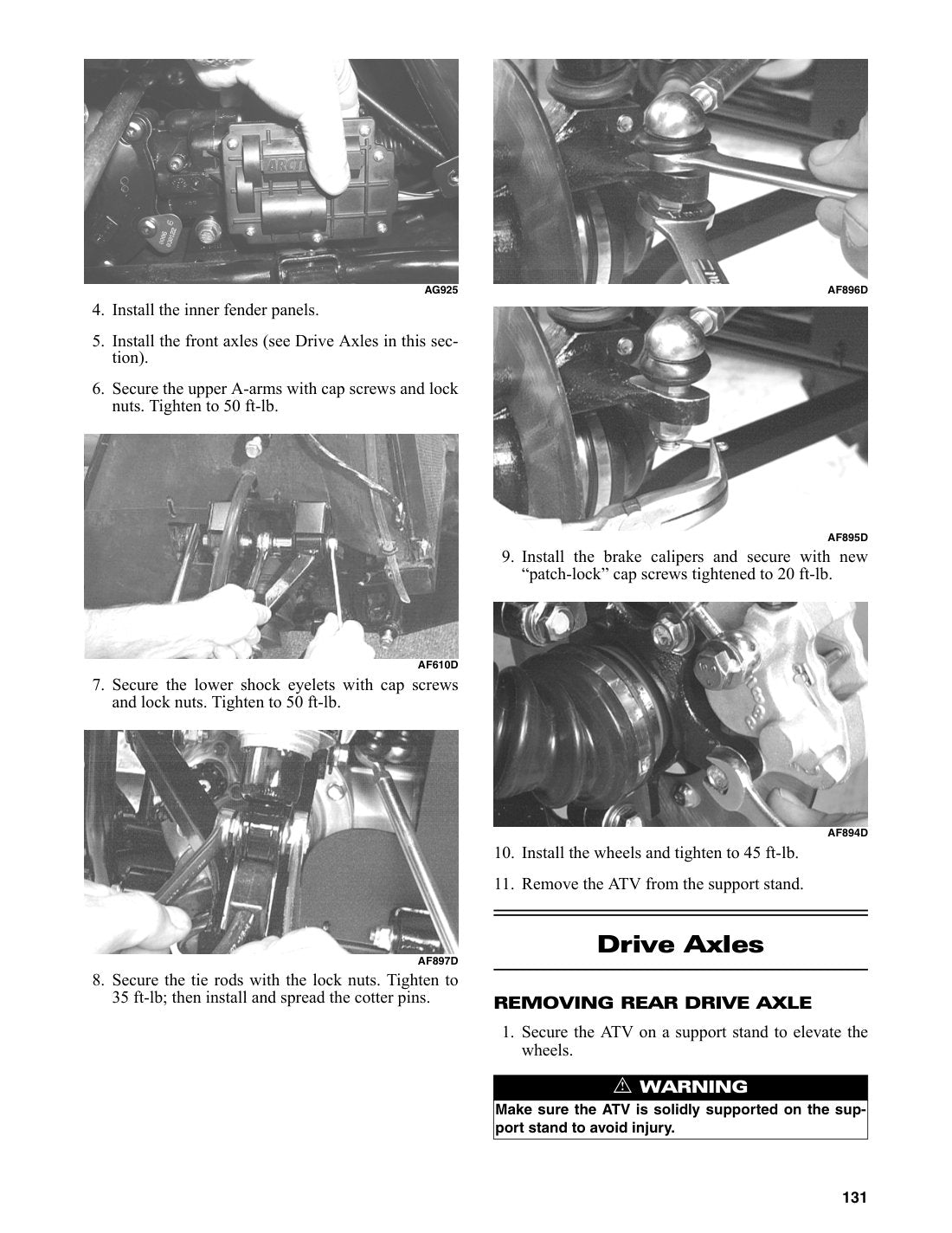 Arctic Cat 700 Diesel SD ATV Service Manual 2011 - page 132