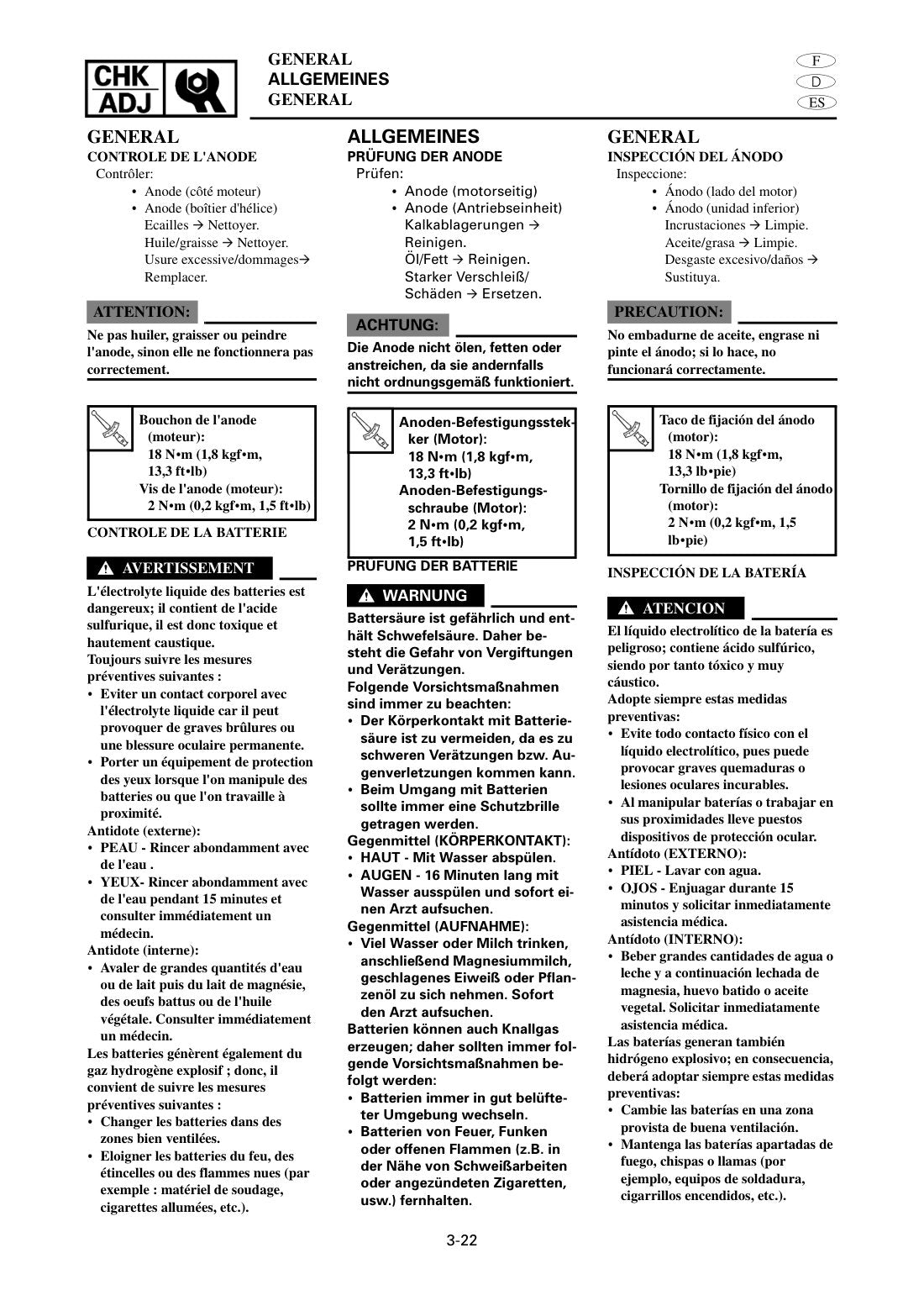 Yamaha F6 F8 Outboard service manual - page 135