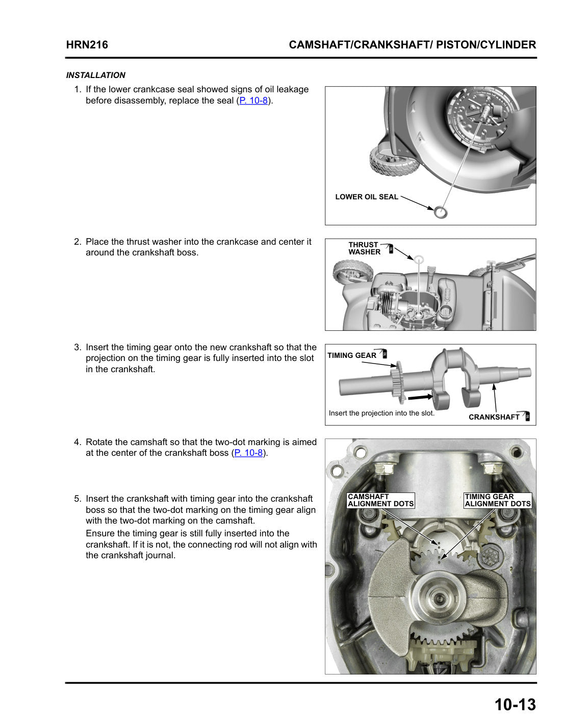 Honda HRN216 VKA service manual - page 136
