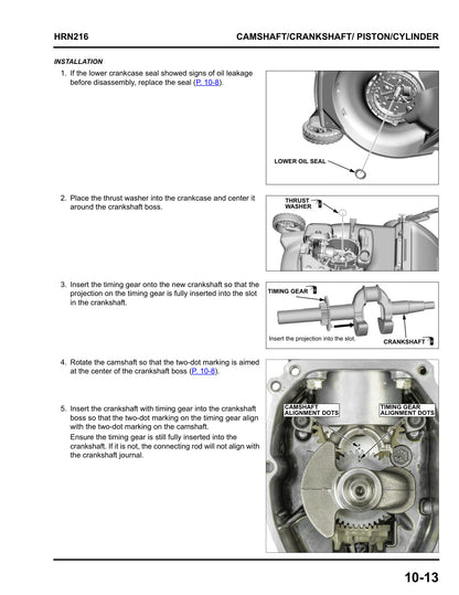 Honda HRN216 VKA service manual - page 136