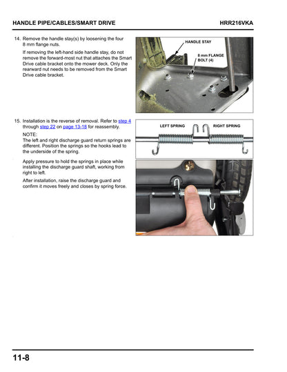 Honda HRR216 VKA service manual - page 137