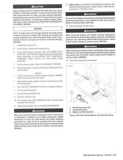 2016 Harley-Davidson Sportster Motorcycle Service Manual - page 139