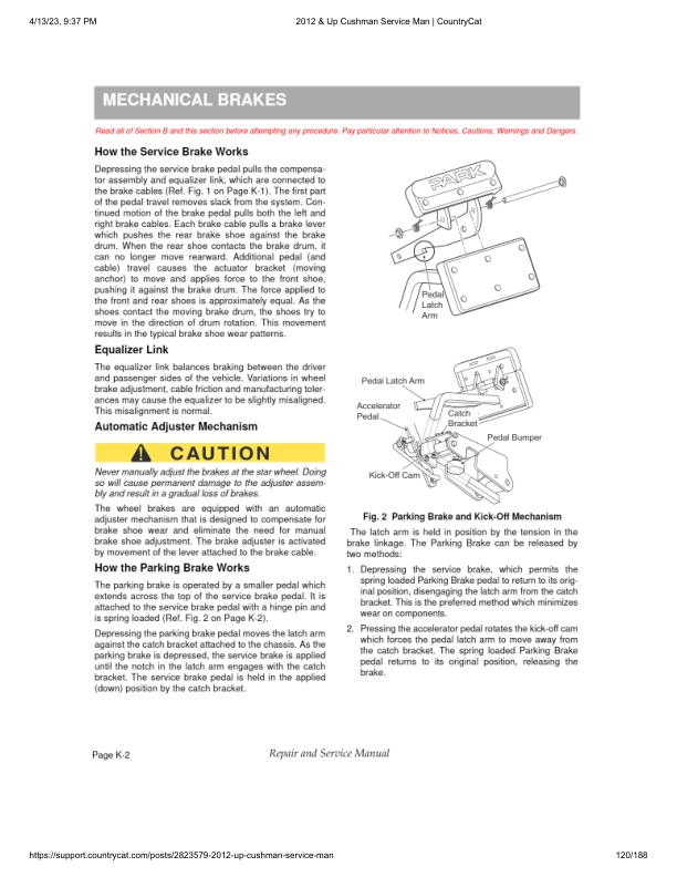EZGO Hauler 1200X Golf Car Service Manual PDF | 2013-2016
