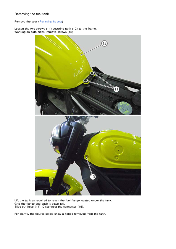 Manuale di servizio motociclo Ducati Scrambler 800 | 2015-2019