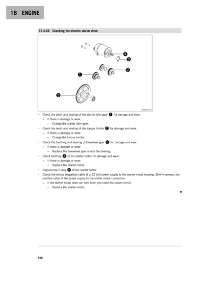 Manual de servicio de la motocicleta KTM 125 Duke | 2018-2023